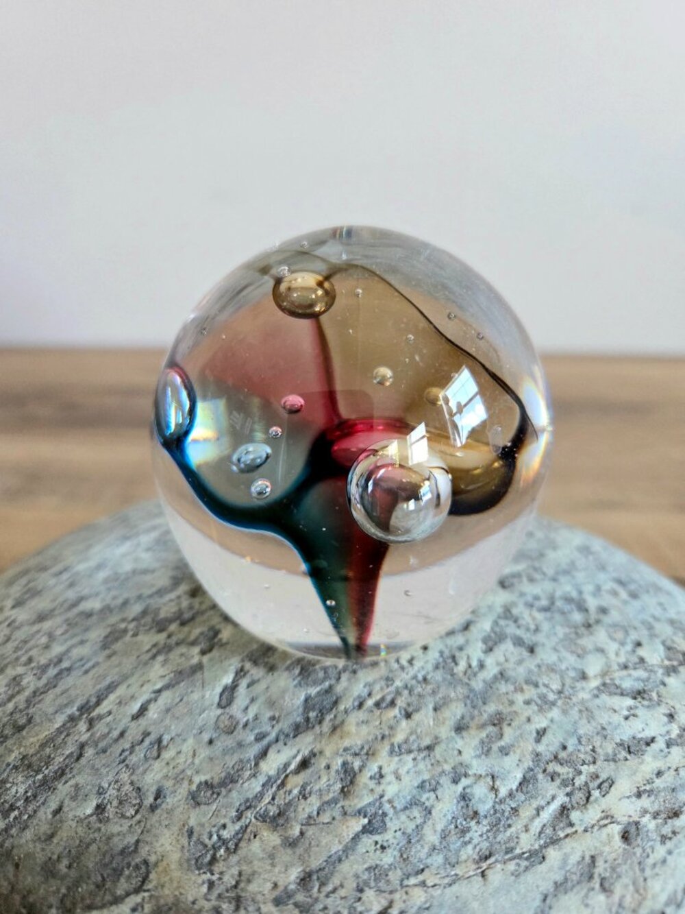 Handblown Art Glass paperweight